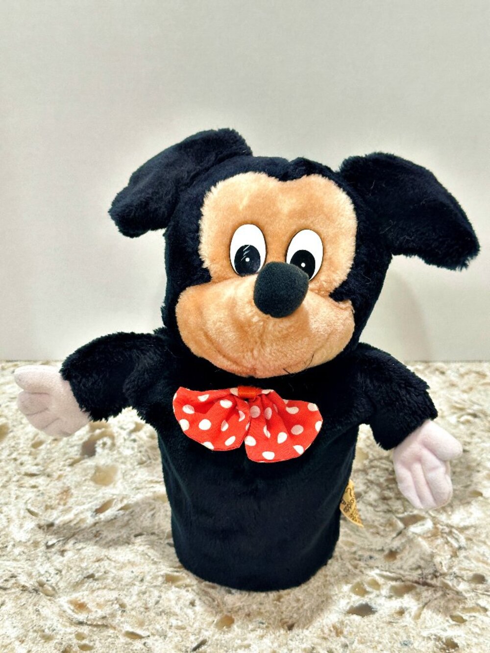 Applause Disney Mickey Mouse Plush Hand Puppet Vintage 1980s Wallace Berrie